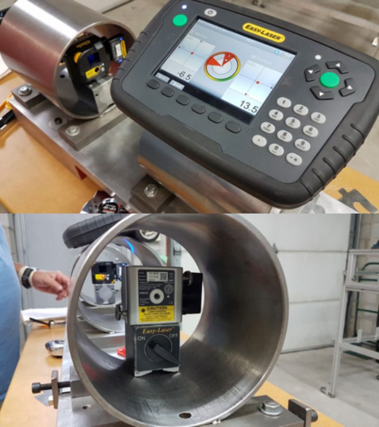 Bore Alignment Using a Shaft Alignment System BENCHMARK PDM